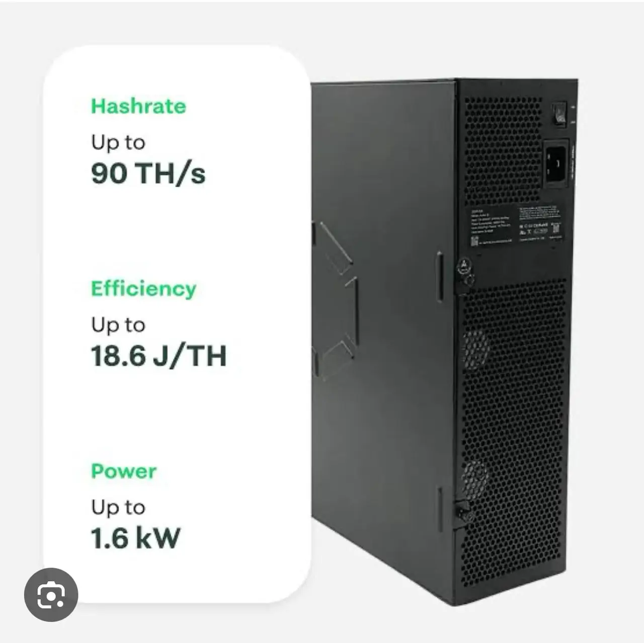 

100% КАЧЕСТВО. КУПИ 5, ПОЛУЧИ 3 БЕСПЛАТНО. Canaan Avalon Q 90TH/S 800W - 1674W ECO Home Quite Miner с блоком питания.