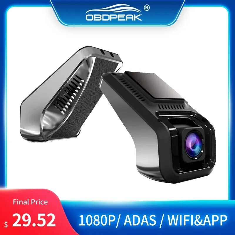 X9 Pro FHD 1080P Dash Cam Dvr ADAS WIFI 1080P Smart Car DVR Phone APP Mini Front Camera Lens Video Driving Recorder USB Connect