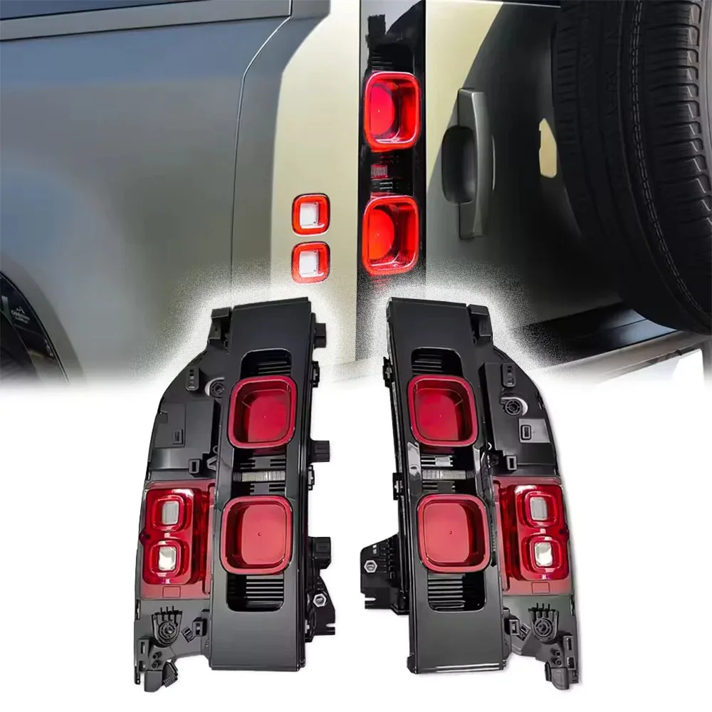 

LED Rear Bumper Brake & Tail Lights for LR Defender 90/110/130 2020-2026 – Enhanced Safety & Stylish Look | Car Accessories