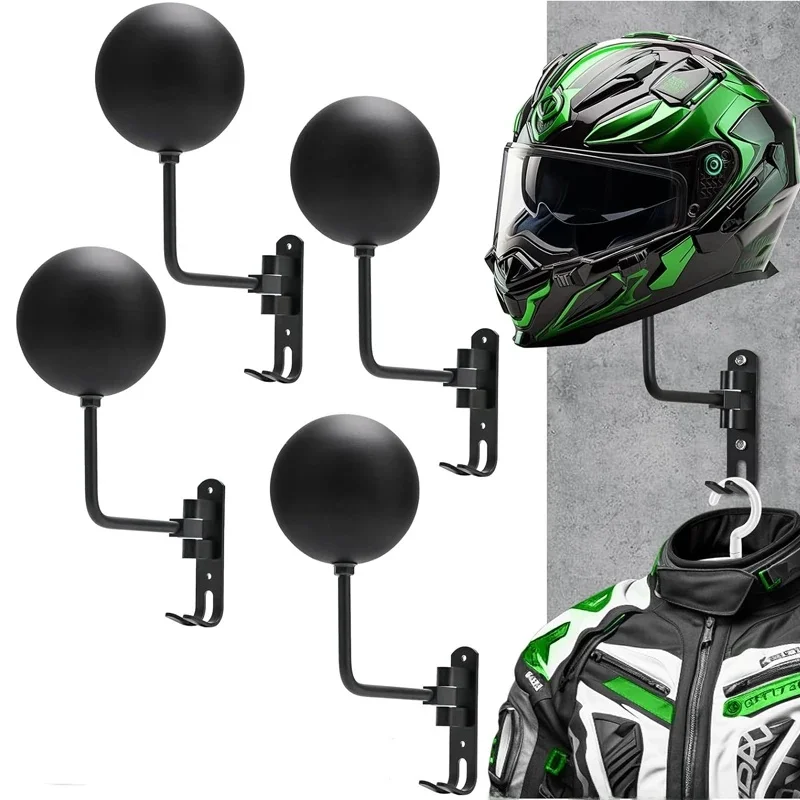 AliExpress NONE 180° Motorcycle Helmet Rack Rotation Metal Helmet Holder Wall Mount, Helmet Holder Display Rack Bicycle Helmet Display Hanger