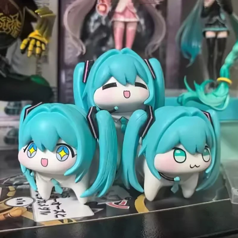 

Cute Cartoon Character Hatsune Miku Desktop Ornaments Toys Anime Kawaii Figures Car Decorations Doll Ornaments Girls Gifts