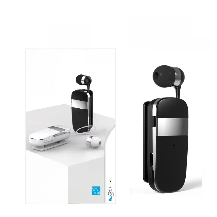 K53 Mini Wireless Fone De Ouvido Bluetooth Headset Call Remind Vibration Clip Business Auriculares Earphone Handsfree Headphone