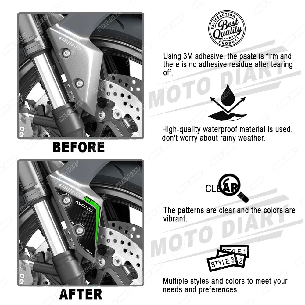 Рисунок 6 - 3D наклейки на переднее крыло мотоцикла