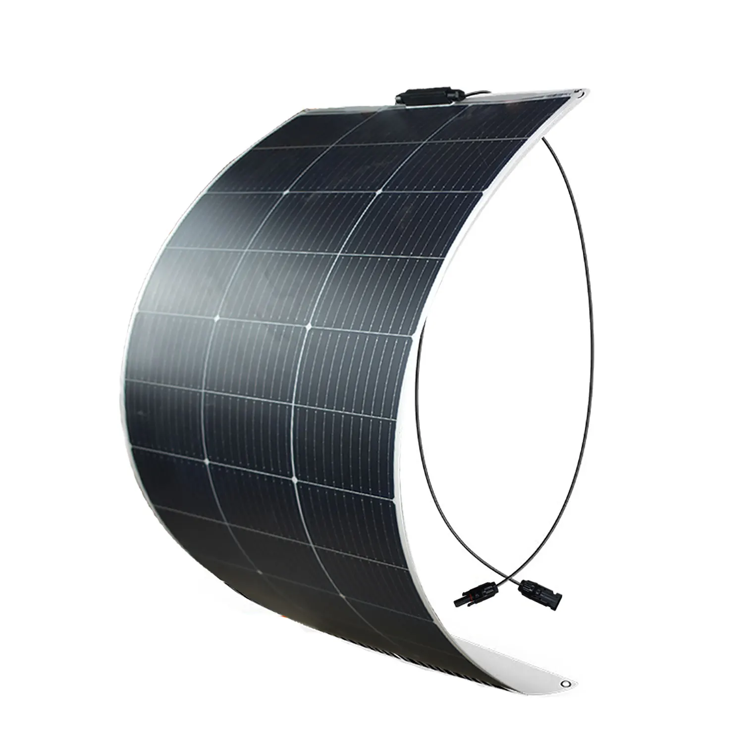 125W 18V Flexibles Solarpanel mit Monokristalliner Solarzelle, Wasserdicht & Leichtgewichtig für 12V Batterieladegerät, Wohnmobil, Boot, Camping