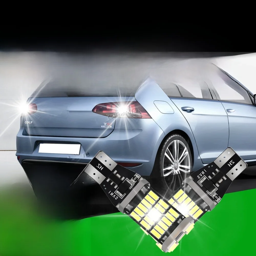 6000K Weiß Rückfahrscheinwerfer T15 W16W Auto Birne Canbus LED 4014SMD Chip Für VW Passat B7 B8 Touran 2010-2019 Golf mk6 mk7 6 7