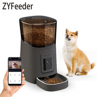 Smart Pet Feeder 6L Large Capacity WiFi Video Button Voice Timing Automatic Pet Dispenser Suitable for Cats and Dogs Pet Supplie