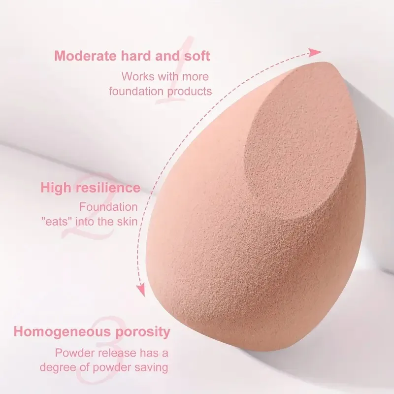 Paquete de 12 esponjas de maquillaje: activadas por agua, sin látex, para líquidos y polvos, mezcla suave, apto para viajes (varios colores) ​