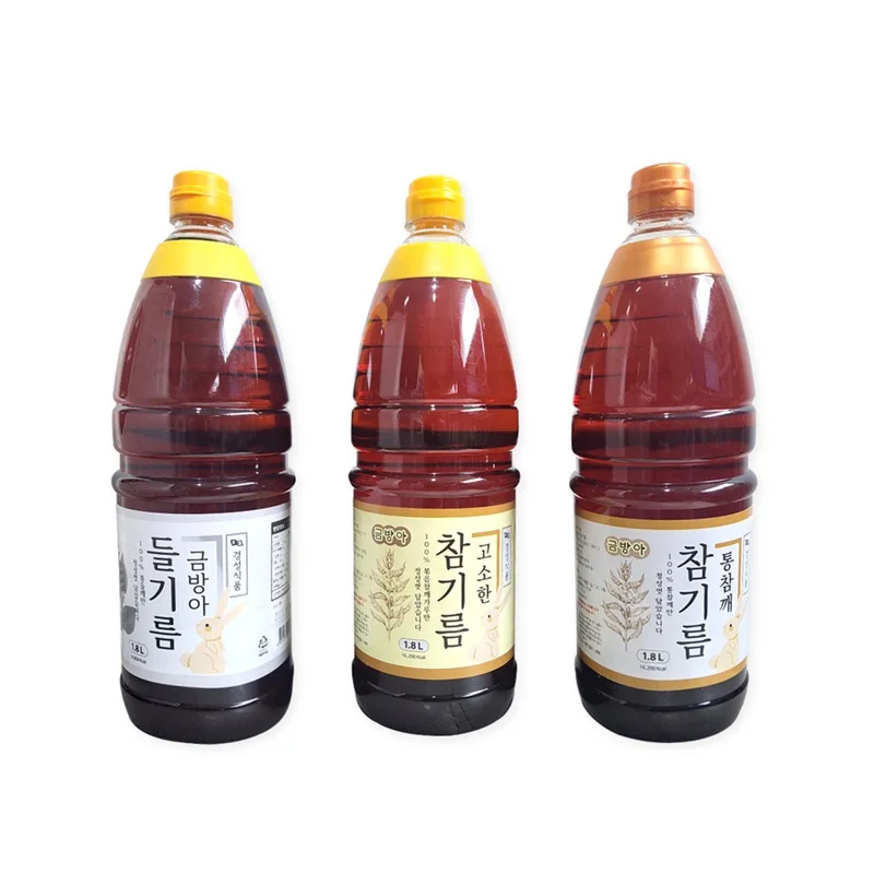참기름 350ml + 들기름 350ml 저온압착방식