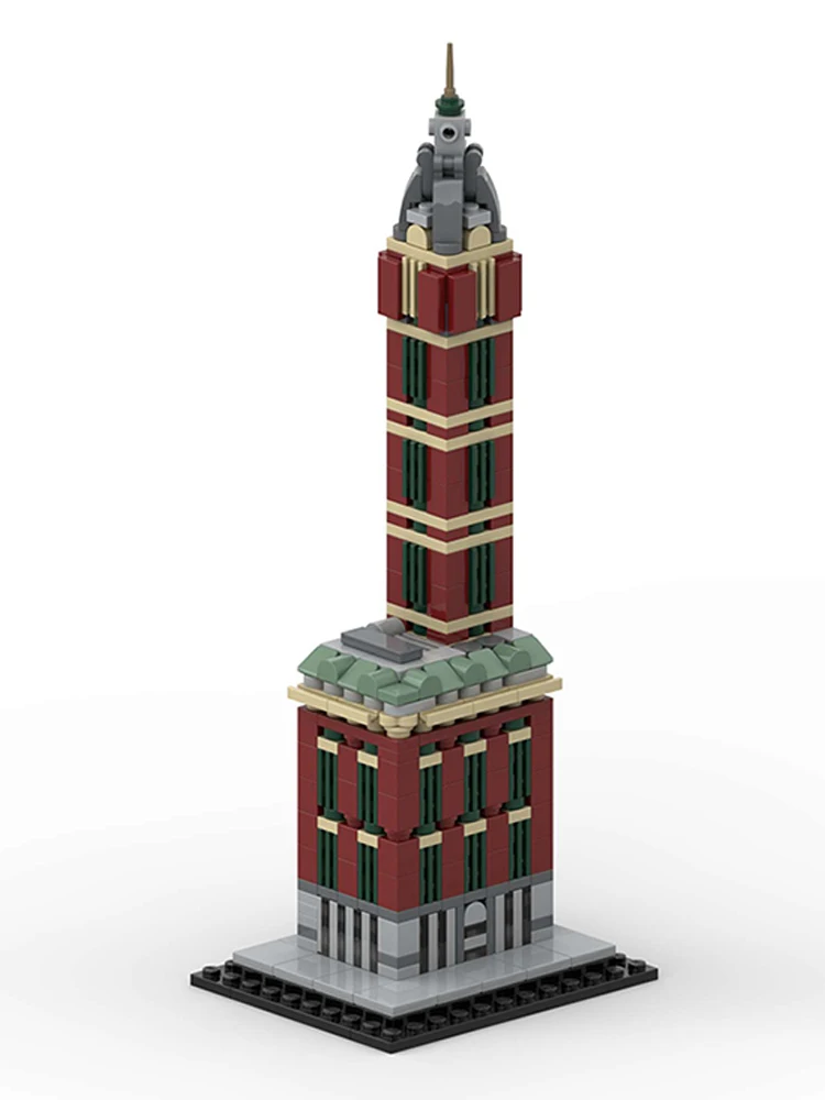 463 قطعة من مجموعات مباني منزل مربع نيويورك، مجموعة نماذج مكعبات المباني المعيارية للمدينة، هدية للبالغين والأطفال #4