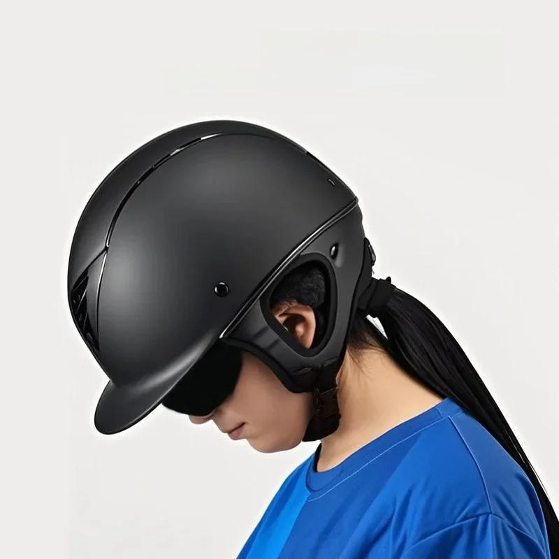 AliExpress Moon Children's and Adults Equestrian Supplies Helmet Super Light Riding Helmet Knight Hat Removable Brim Speed Helmet Horse Riding