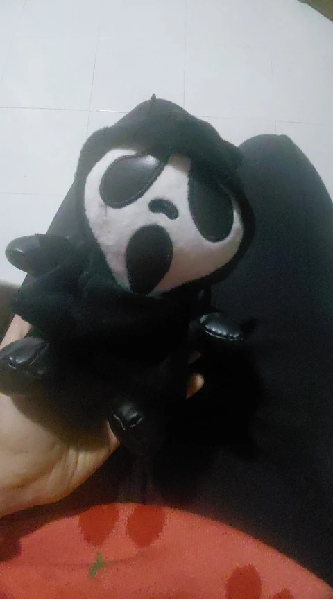 New 18cm Ghostface Plush Toy Death Figure Horror Doll Soft Stuffed Grimace Halloween Toy Doll Halloween Decoration Doll Gifts photo review