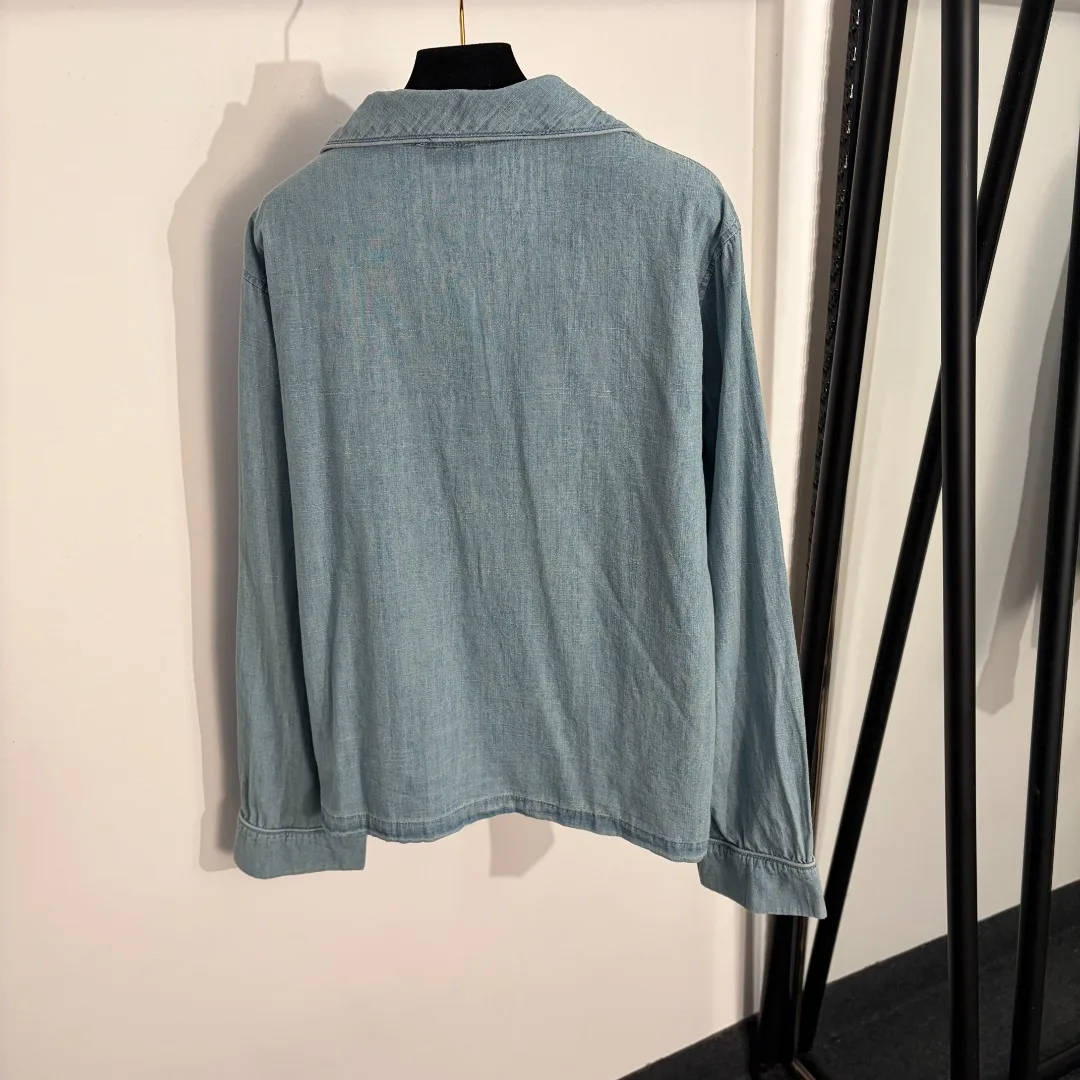 

2026 Spring/Summer Retro Oversized Distressed Workwear Denim Jacket - High Quality