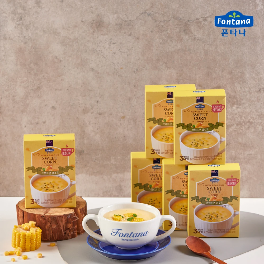 Fontana-Sour Con soup de Nueva Zelanda, gestión directa de la empresa principal de Sam, paquete de 60g x 6 (taza)