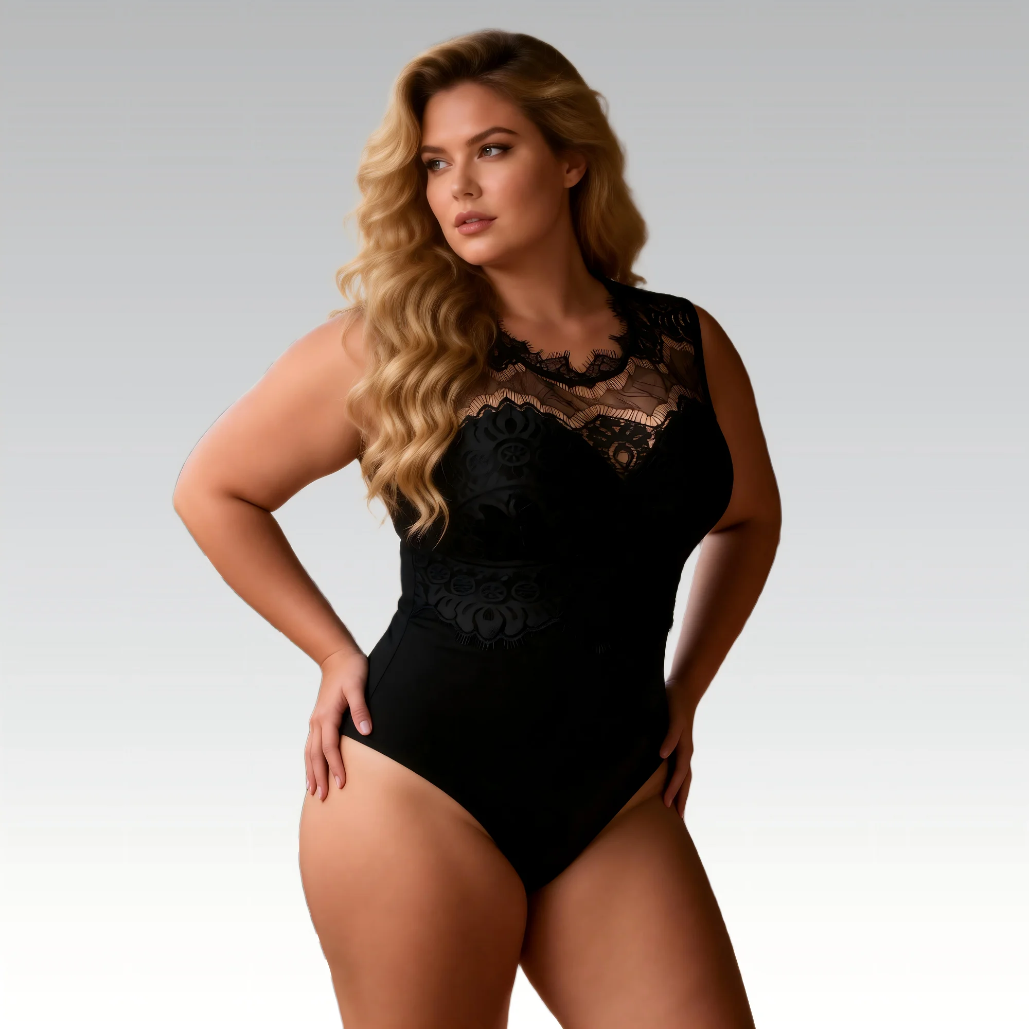 

Big Size Lace Bodysuit Women Top Sexy Female Jumpsuits Lingerie Underwear Open Crotch Teddy Femme Overalls Hollow Body Suit 3XL