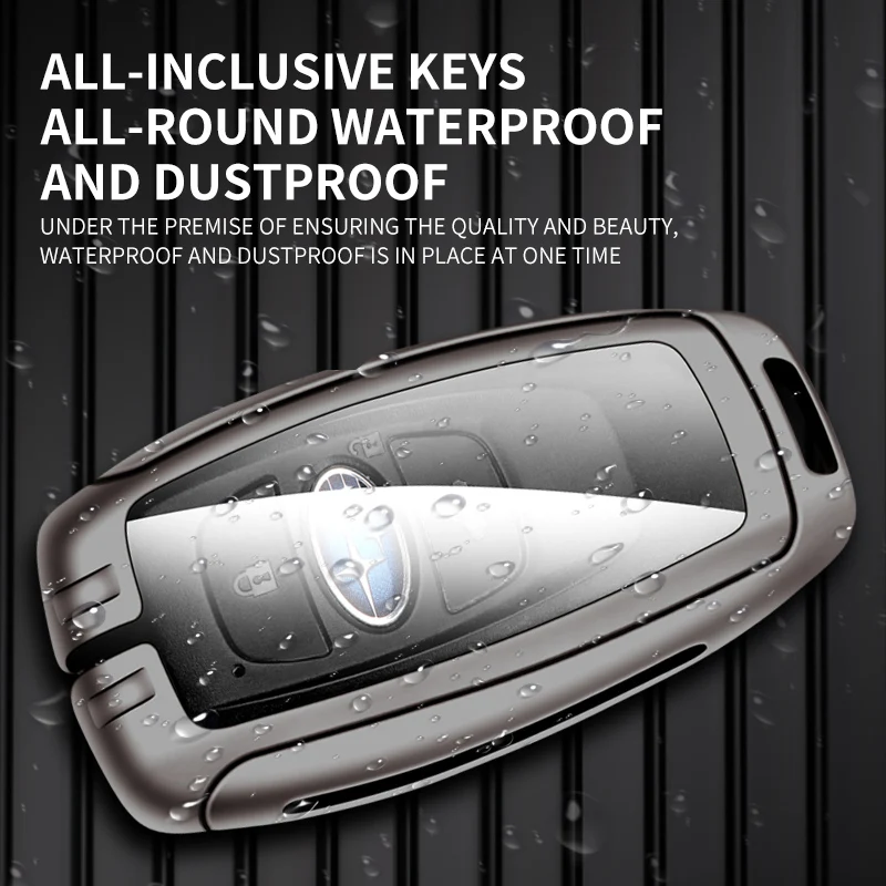 Car Zinc Alloy Key Case Bag For Subaru Brz Wrx Xv Ascent Forester Outback Impreza Legacy Car Metal Key Shell Auto Accessories