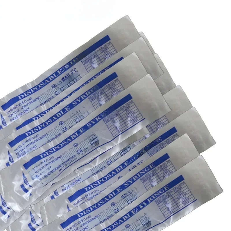 Seringue en plastique réutilisable sans aiguille de 5ml, avec santé OPP, 5/10/20/50/100 pièces, mesure d'alimentation pour chat et animal de compagnie, outils de seringue pour nutriments de 5ML