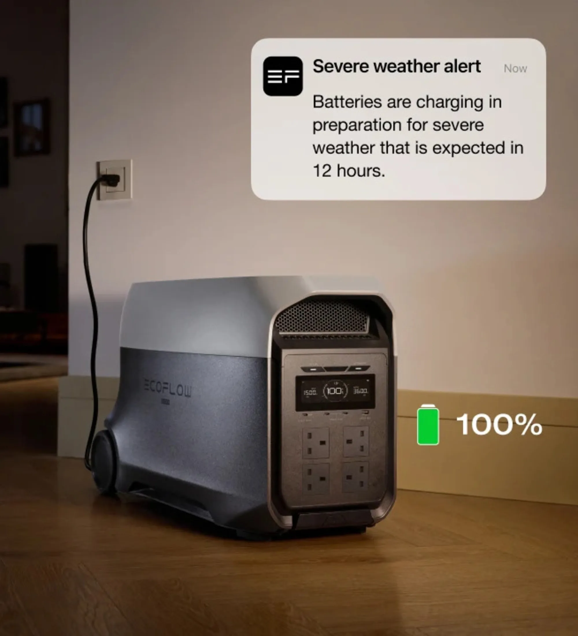 FEELED NEW DELTA PRO 3 Stackable Portable Power Station 4000W Hybrid Solar Generator LiFePO4 Battery Backup Home Outdoor