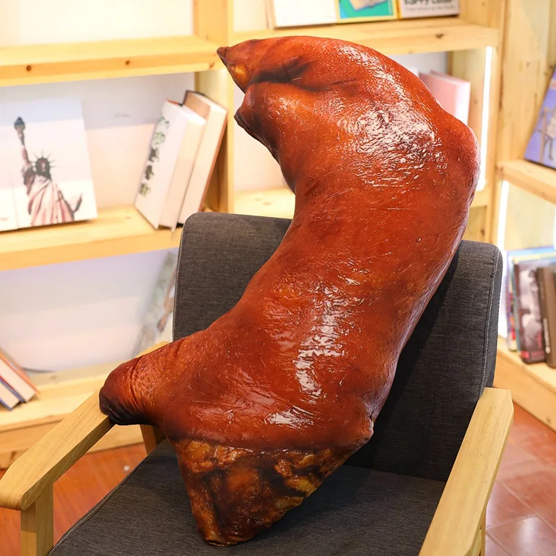 (20cm)Simulation Pig Trotter Plush Pillow Funny Food Shaped Cushion Creative Valentine Birthday Gift Home Decor