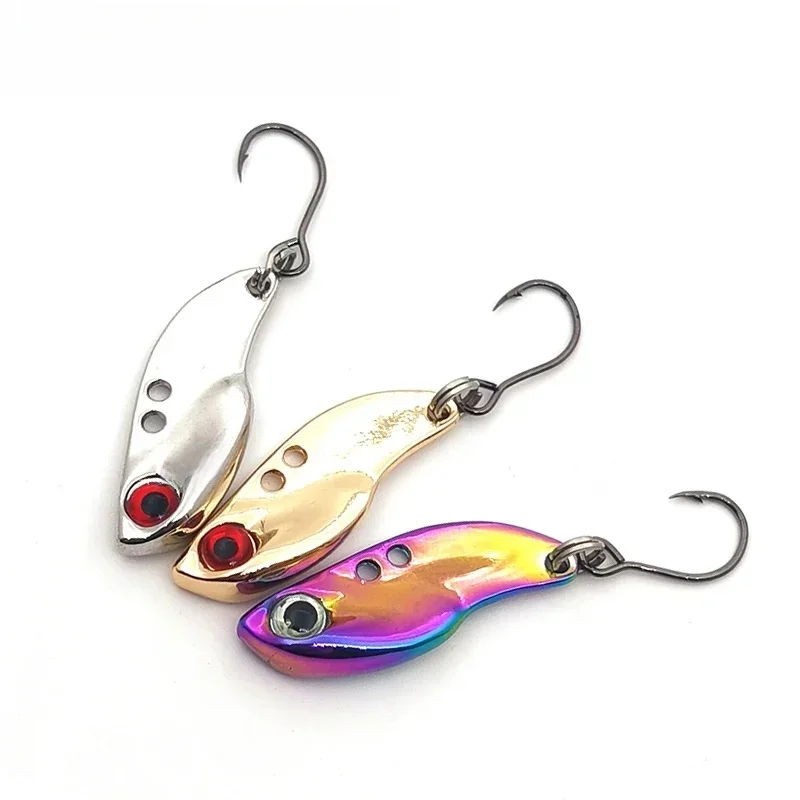 NouveautĂ© 1 piĂšces 2.5/3.5g Mini vib manivelle leurre de pĂȘche plomb cuivre mĂ©tal leurres dur appĂąt cuillĂšre artificiel appĂąt d'eau douce
