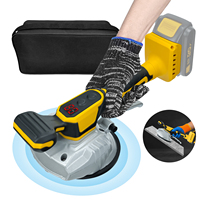 Cordless Tile Vibration Leveling Machine Digital Display 8 Adjustable Speed Tiler Vibrator Tool for Dewalt Battery (No Battery)