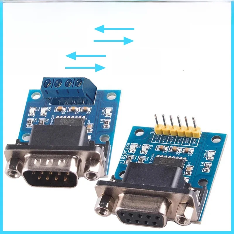 Module de niveau TTL vers Rs232 femelle/mâle, Module de Port série DB9, Conversion mutuelle de niveau SP3232, adaptateur de ligne de brosse série vers TTL