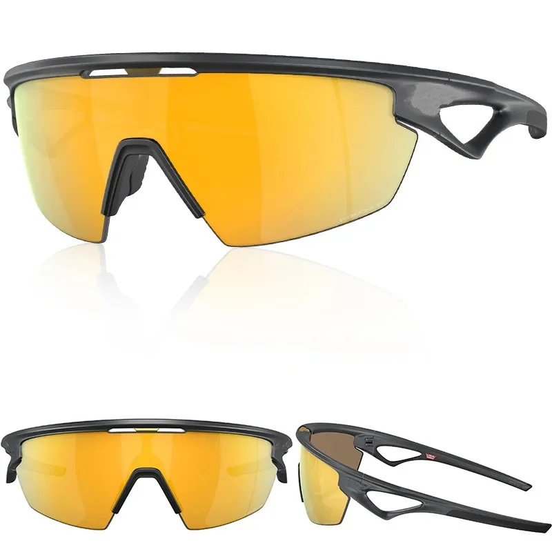 AliExpress Smlie Queen Half Frame Cycling Glasses Men's Cycling Sunglasses Driving Goggles for Men Oversized Sports Eyewear Accessory Male UV400