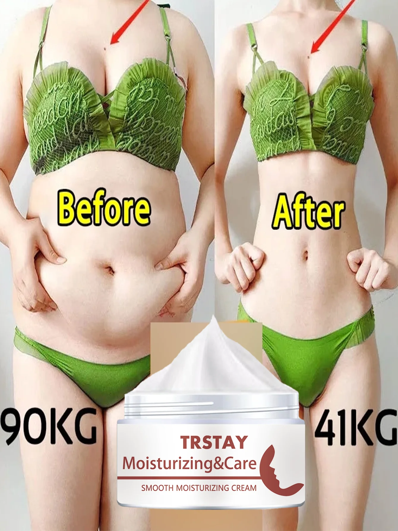 

Hydrating Slimming Body Cream Balance Water and Oil Serum for Pore Blockage Improvement Moisturizes Fragile Muscles Reduces Redn