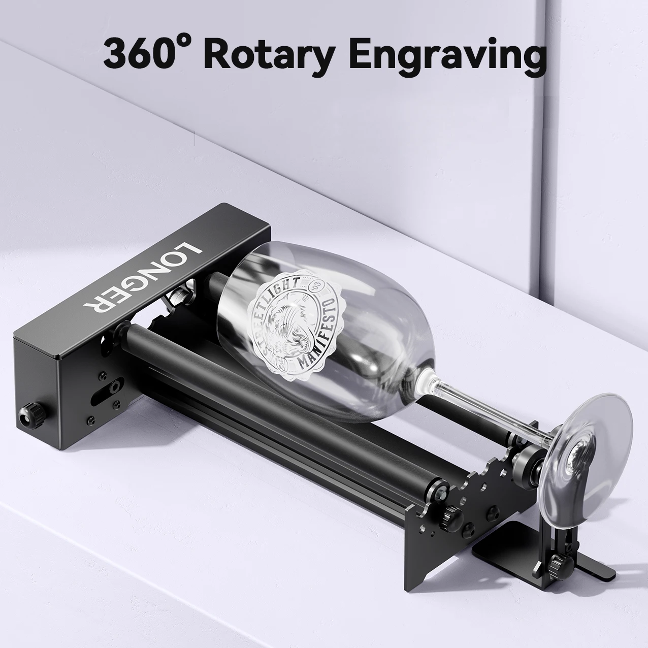 Gobelet à module de rouleau rotatif laser 360 °   Rouleau rotatif à axe Y pour Machines de gravure Laser, pièces de graveur, lunettes, bouteilles, outils