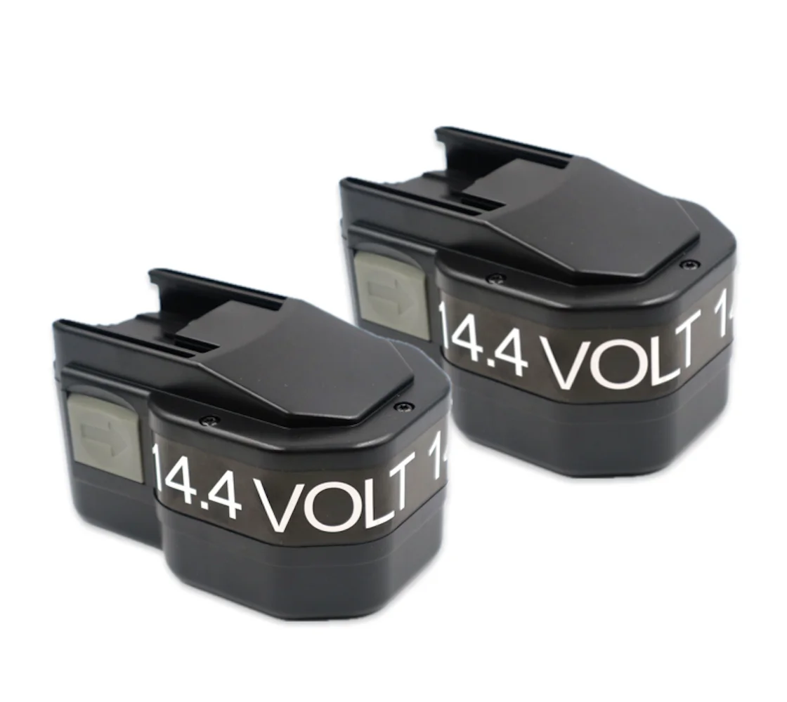 

For Milwaukee & AEG 14.4V 2.0AH 2PCS Replacement Battery Power Tools 0511-21 0512-25 0613-24 PIW 14.4 HEX BBM 14 STX BDSE 14 STX