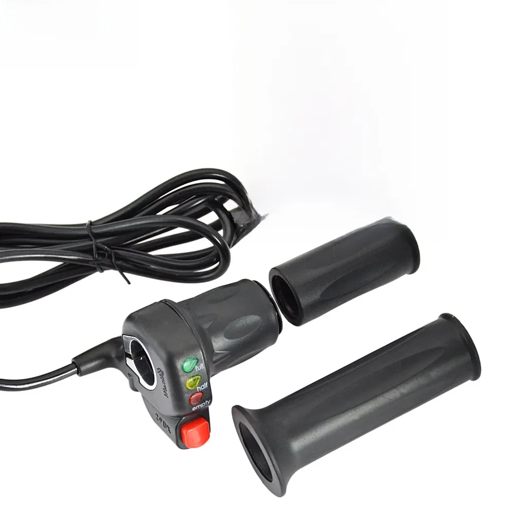 AliExpress NONE Hot Seal Wu Xing Ebike Throttle Half Twist Throttle 29DX with Battery Level and Indicating Lights