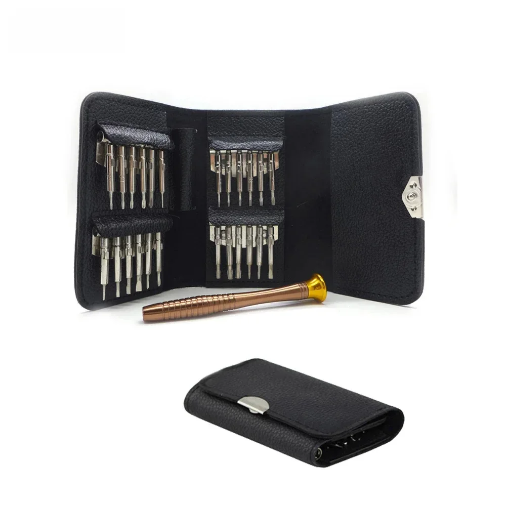Zestaw mini śrubokrętów 25 w 1, Pentalobe 0.8 1.2 P5 Torx T5 Wkrętaki do zegarków MacBook Pro Okulary iPad — zdjęcie 2