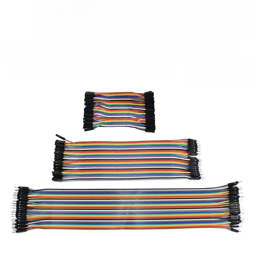 40PIN 10CM 20CM 30CM linii Dupont męski na męski + żeński na męski i żeński na żeński sweter Dupont drutu kabel do Arduino zestaw do samodzielnego montażu — zdjęcie 2