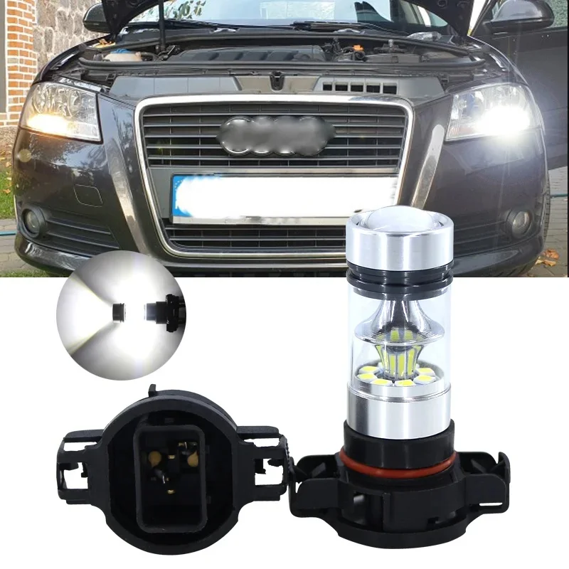2X für AUDI A3 8P 2008+ LED DRL Tagfahrlicht CANBUS Fehlerfrei H16 LED 5202 PS19W PSY24W LED-Lampen Weiß 6000K 12V