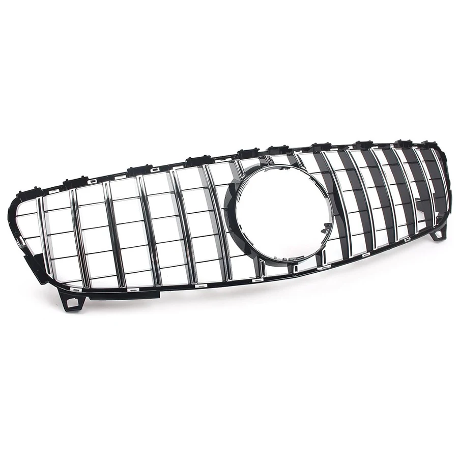 FÜR 2016-2018 Mercedes-Benz W176 A-KLASSE SILBER Kühlergrill
