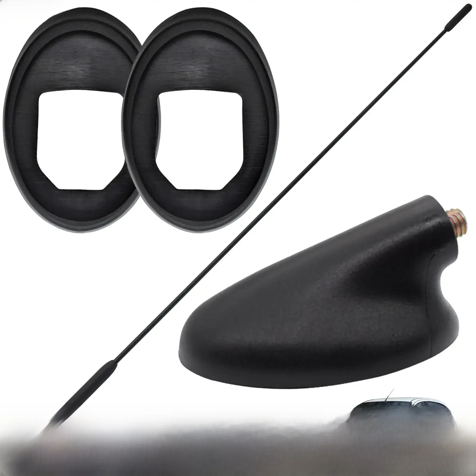 Maszt dachowy samochodu antena antena gumowa podstawa uszczelka uszczelka dla Ford Focus Fusion Fiesta Transit Mondeo akcesoria zamienne stylizacja — zdjęcie 2