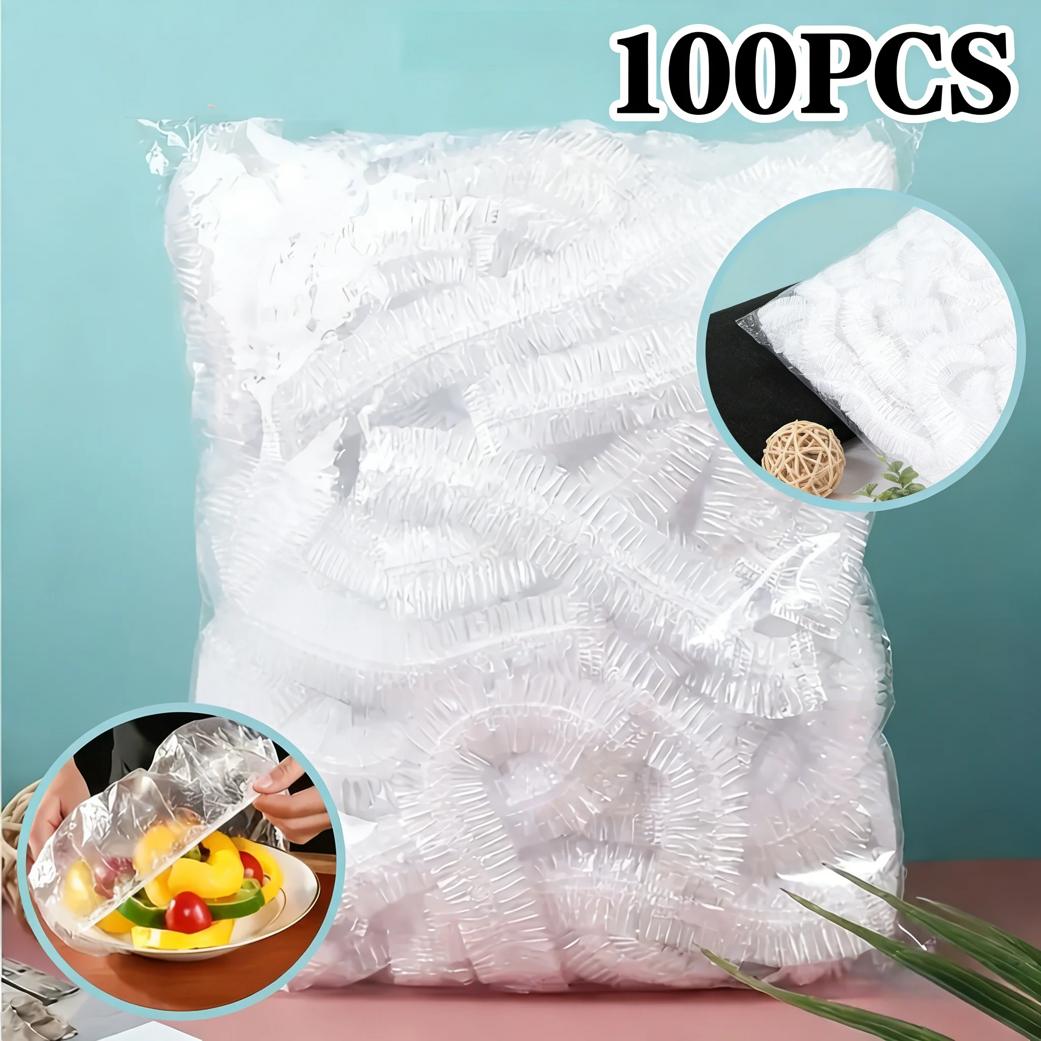 

100шт большая упаковка надежных пластиковых пакетов для хранения. удобно удерживает снеки, быстрое питание и остальное łatwo.