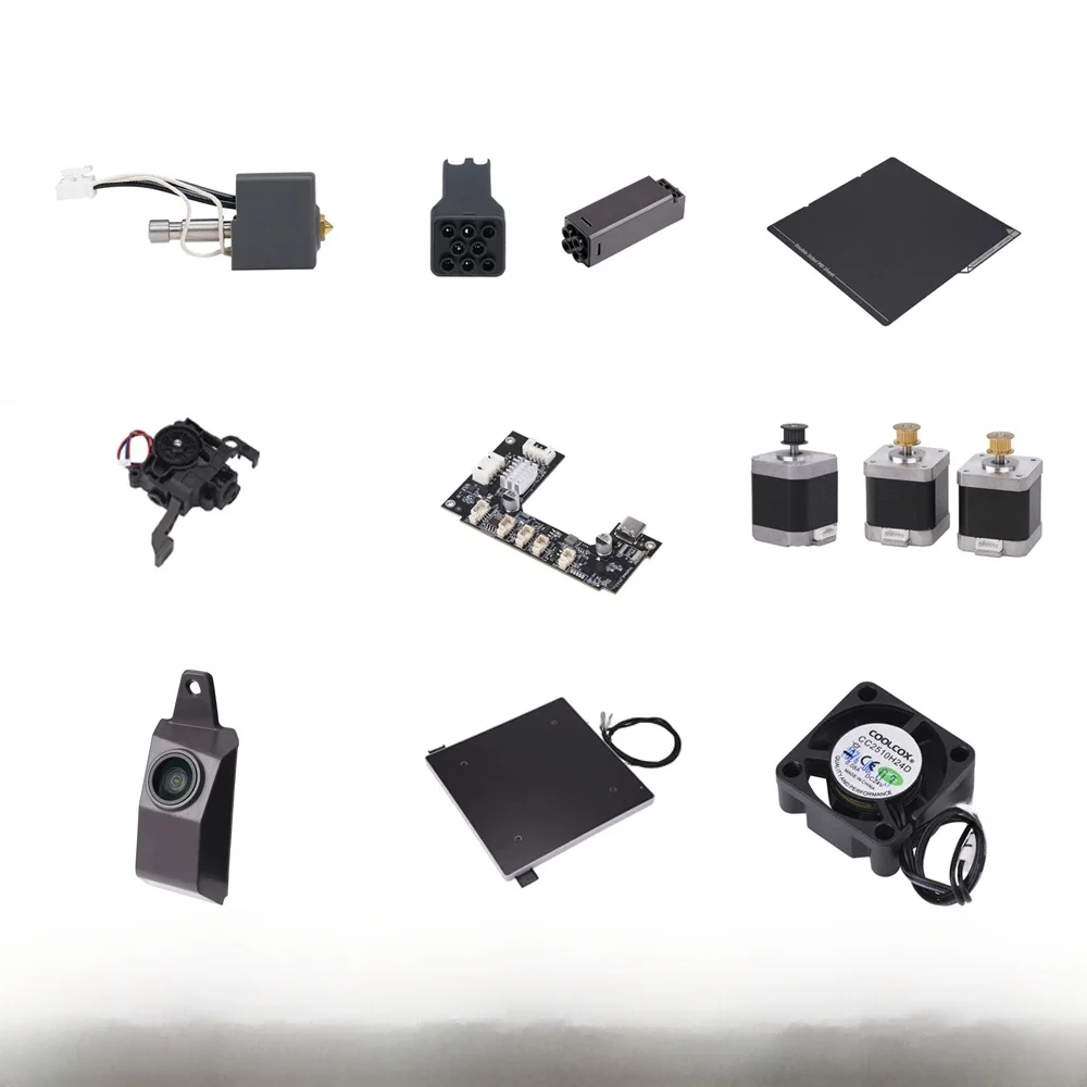 ANYCUBIC Kobra S1 Kobra S1 Combo Zubehör Hotend Extruder 8-Farben-Filamentnabe PEI Federstahl-Rückzahlerkennungsmodul
