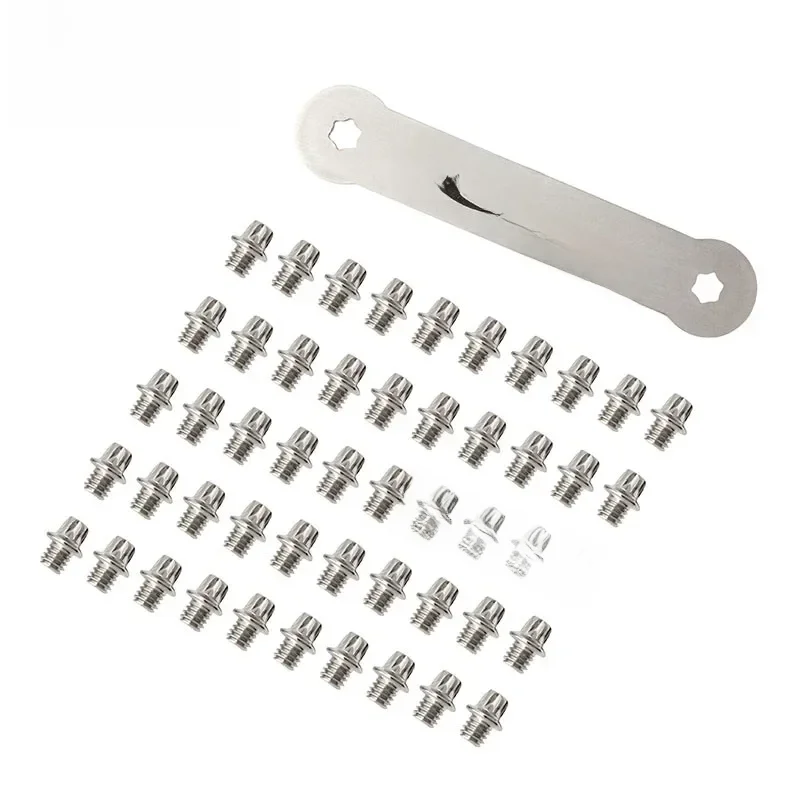 AliExpress MUQZI 50pcs MTB Pedal Bolts Kit M4 Pedal Screw And Pedal Screw Wrench Tool