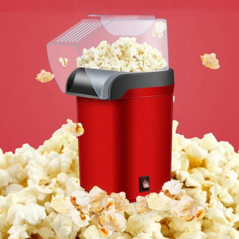 الهواء الساخن صانع الفشار الكهربائية آلة جعل Popcorn-110V خالية من الزيت