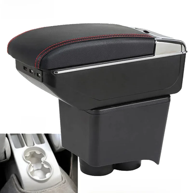 Do Volkswagen Polo Podłokietnik Do VW Polo 9N 3 Podłokietnik samochodowy 2002-2009 Części modernizacyjne Schowek samochodowy Akcesoria wewnętrzne — zdjęcie 2
