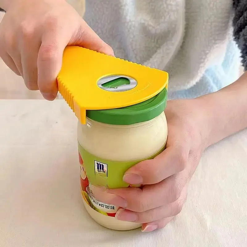 Blikopener Multifunctionele flesopener Potopener voor biercola Jam Drank - afbeelding 2