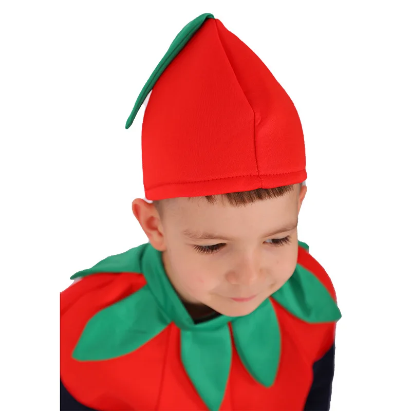 Collezione di frutta e verdura per bambini Costume a forma di pomodoro costumi naturali di Halloween abiti abiti Fancy Dress Party Boys