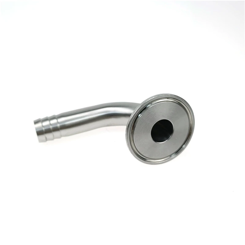 SUS304 Tri Clamp 90 Degree Elbow Sanitary Fitting Homebrew 12.7-38mm Hose Barb TC25.4 TC34 1.5 Inch Sizes Available