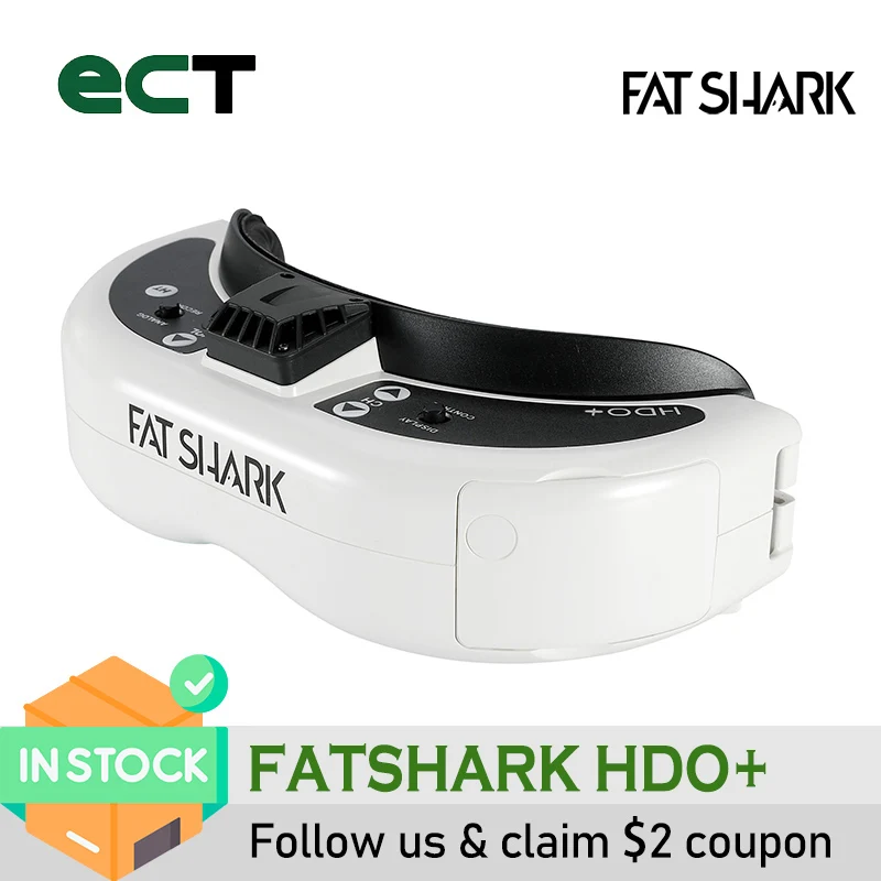 

Fat Shark Dominator HDO+ Plus FPV Goggles 1280x960 OLED Display 50 Degree Field Video Headset for RC Drone FatShark HDO2