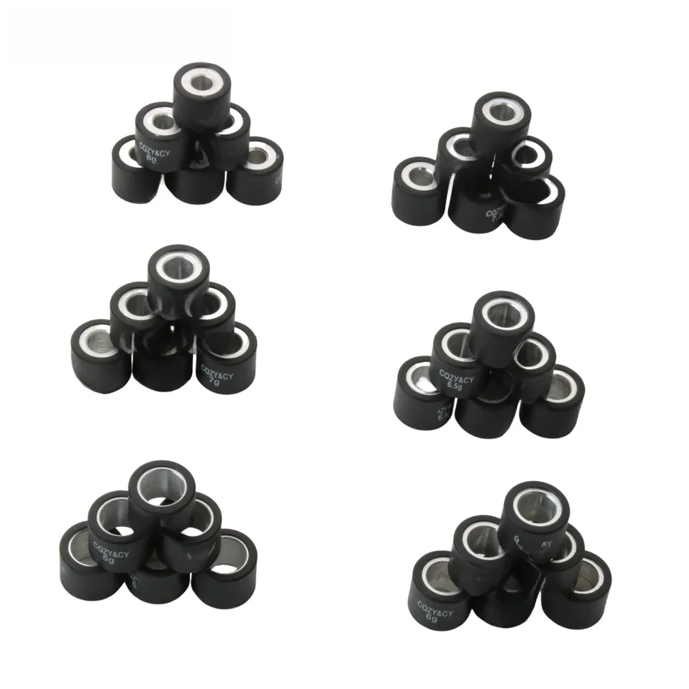 6szt Wariator Racing Roller Obciążniki 5g-8g 19x15.5mm Do Piaggio Diesis Fly Darmowa dostawa 50 Liberty Nrg Mc3 Typhoon 50cc 2T — zdjęcie 2