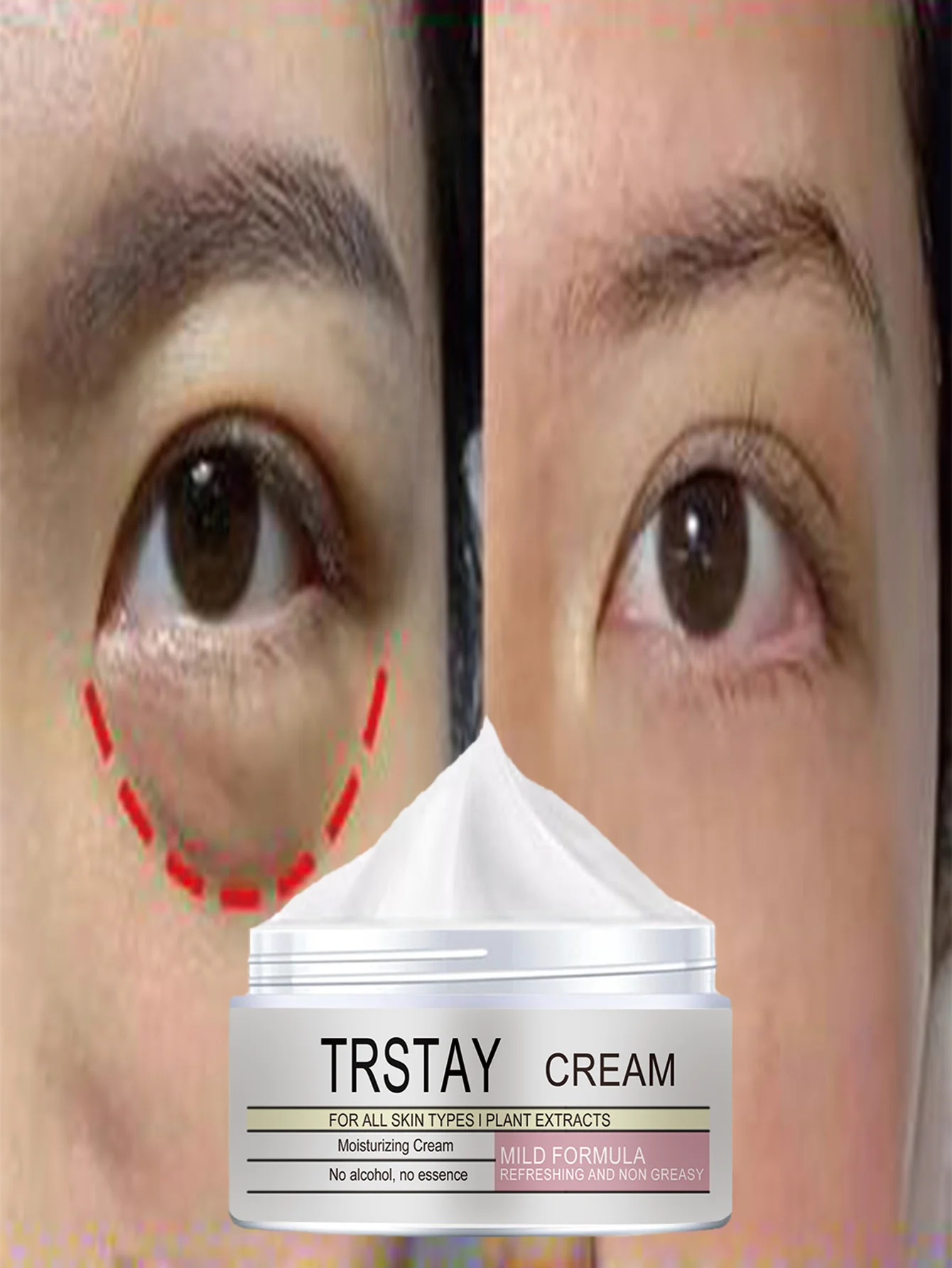 

Увлажняющее осветляющее масло от темных кругов для увлажнения и восстановления Уход за глазами для уменьшения отечности и освежения тира