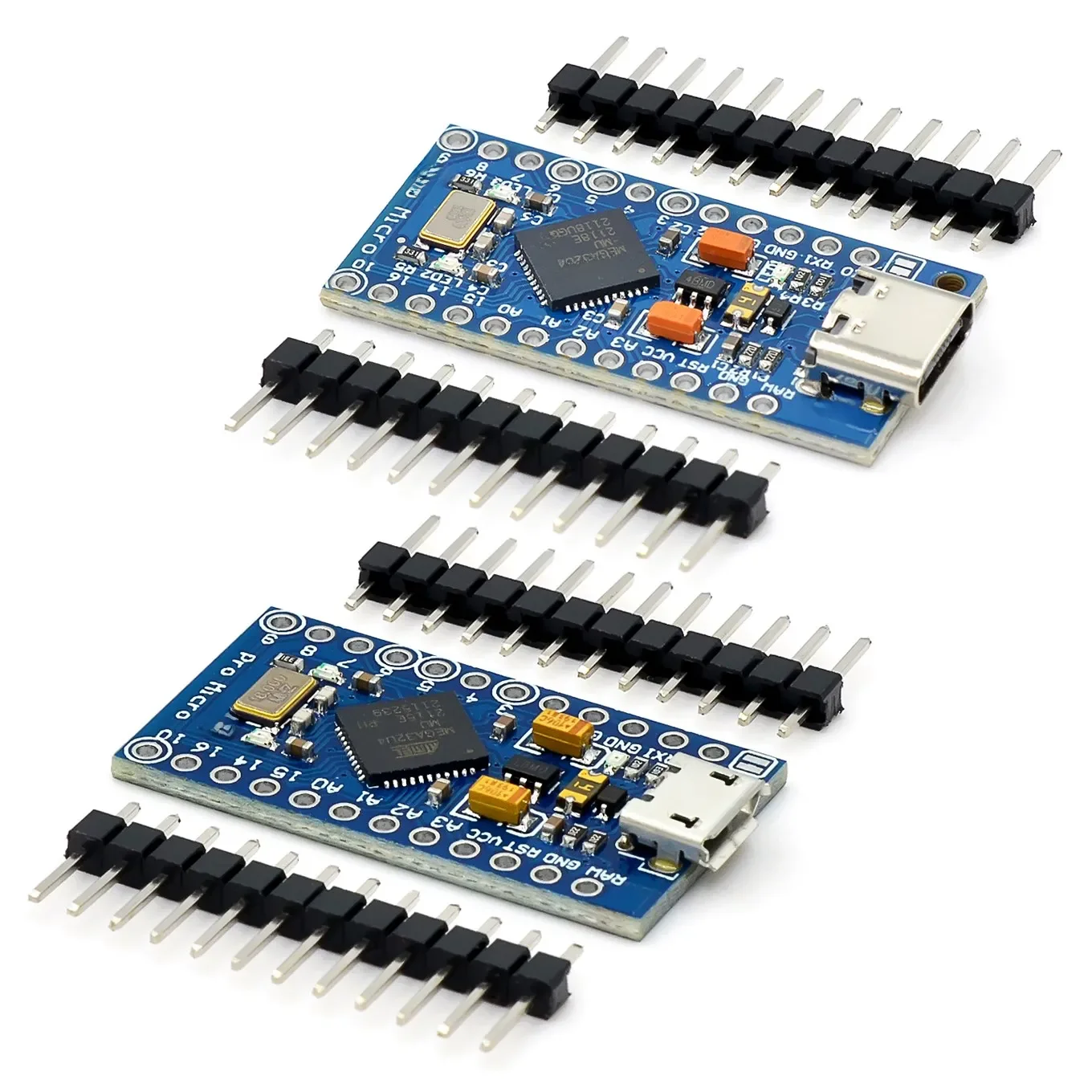 Novo módulo Pro Micro para arduino ATmega32U4 com cabeçalho de pino de 2 fileiras para Leonardo em