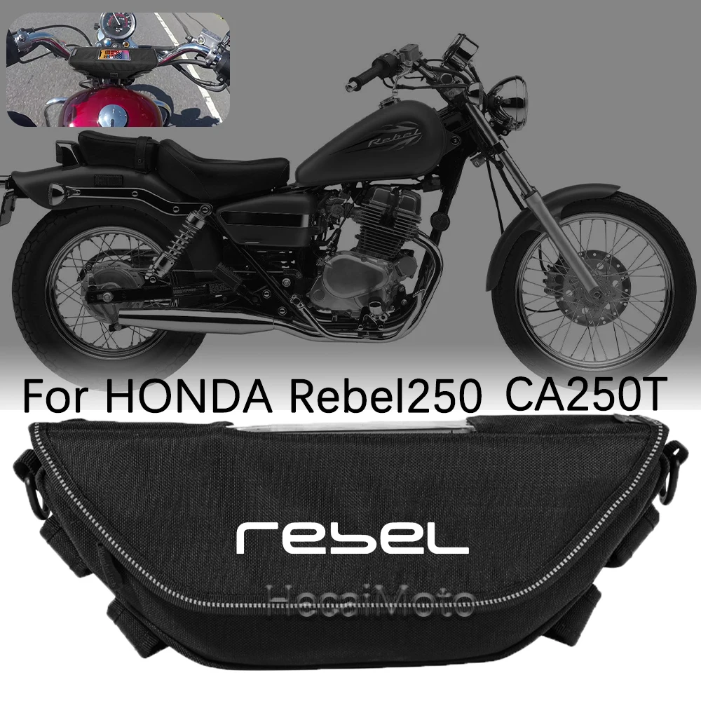 

For HONDA CA250T CA250T Special 1985-2016 Rebel250 Motorcycle accessory Waterproof And Dustproof Handlebar Storage Bag