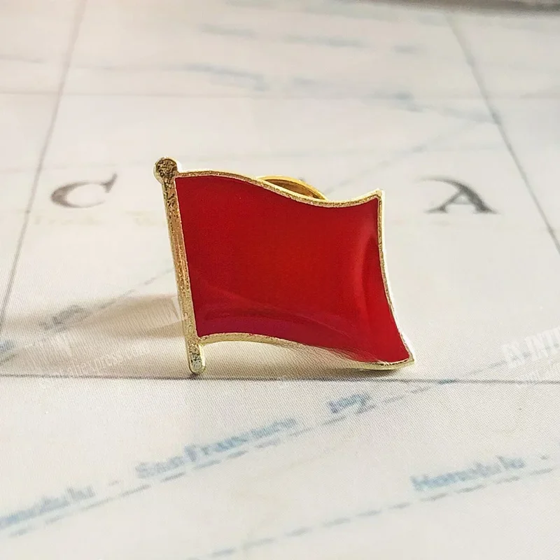 Maroko flaga narodowa przypinki na klapę kryształ epoksydowy metal emalia odznaka farba broszka pamiątkowy garnitur osobowość pamiątkowe prezenty — zdjęcie 2