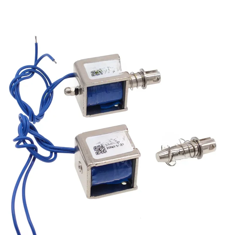 TAU-0826B 20N Lineaire Elektrische Magneet Frame Solenoid Elektromagneet Pull Push Slag 10Mm Dc 6V 12V 24V 0826 - afbeelding 2